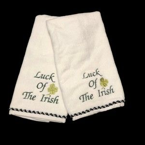 Aussino “Luck of the Irish” Hand Towels, Guest Towels x2